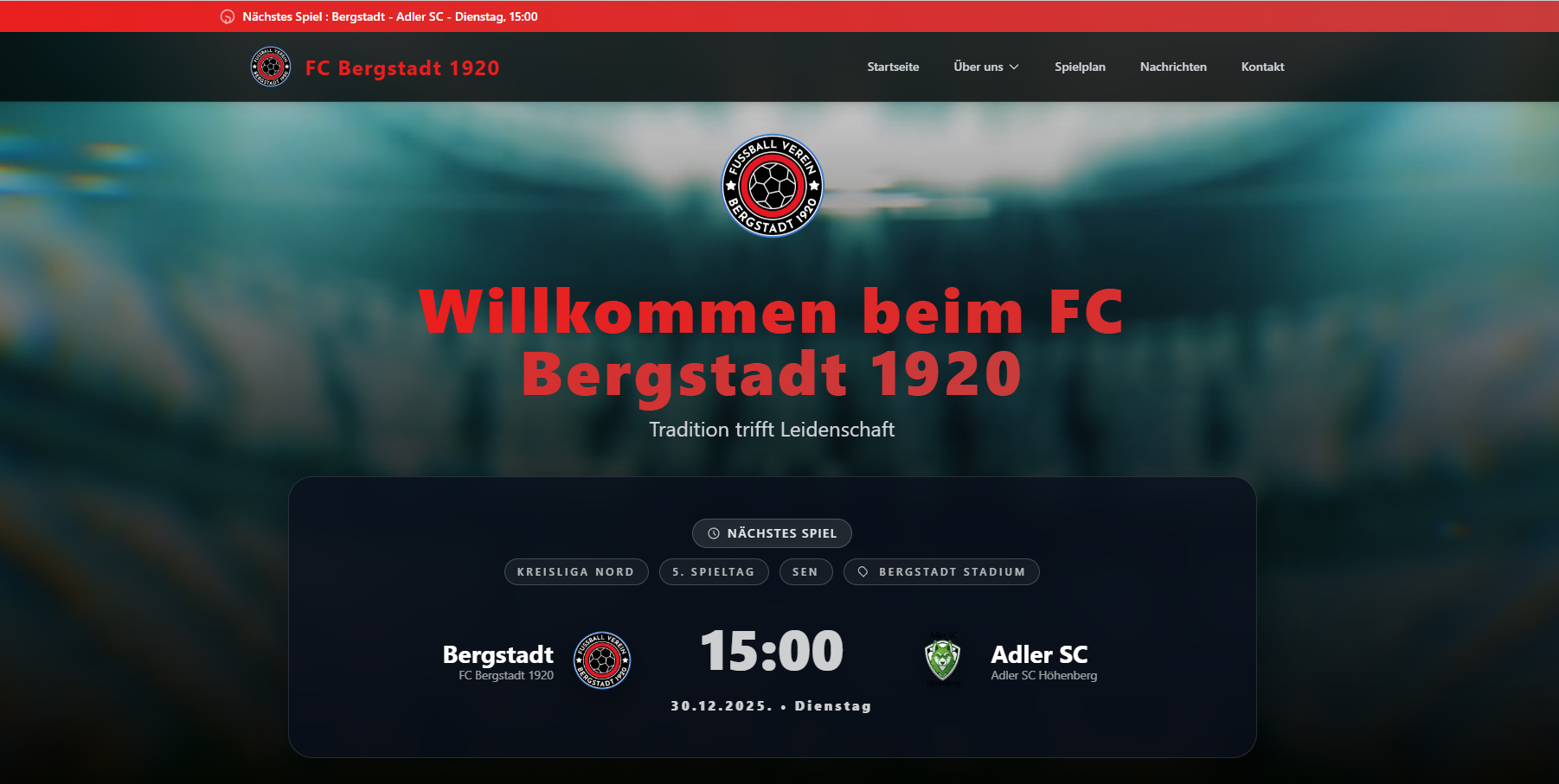 Deine Vereinswebsite